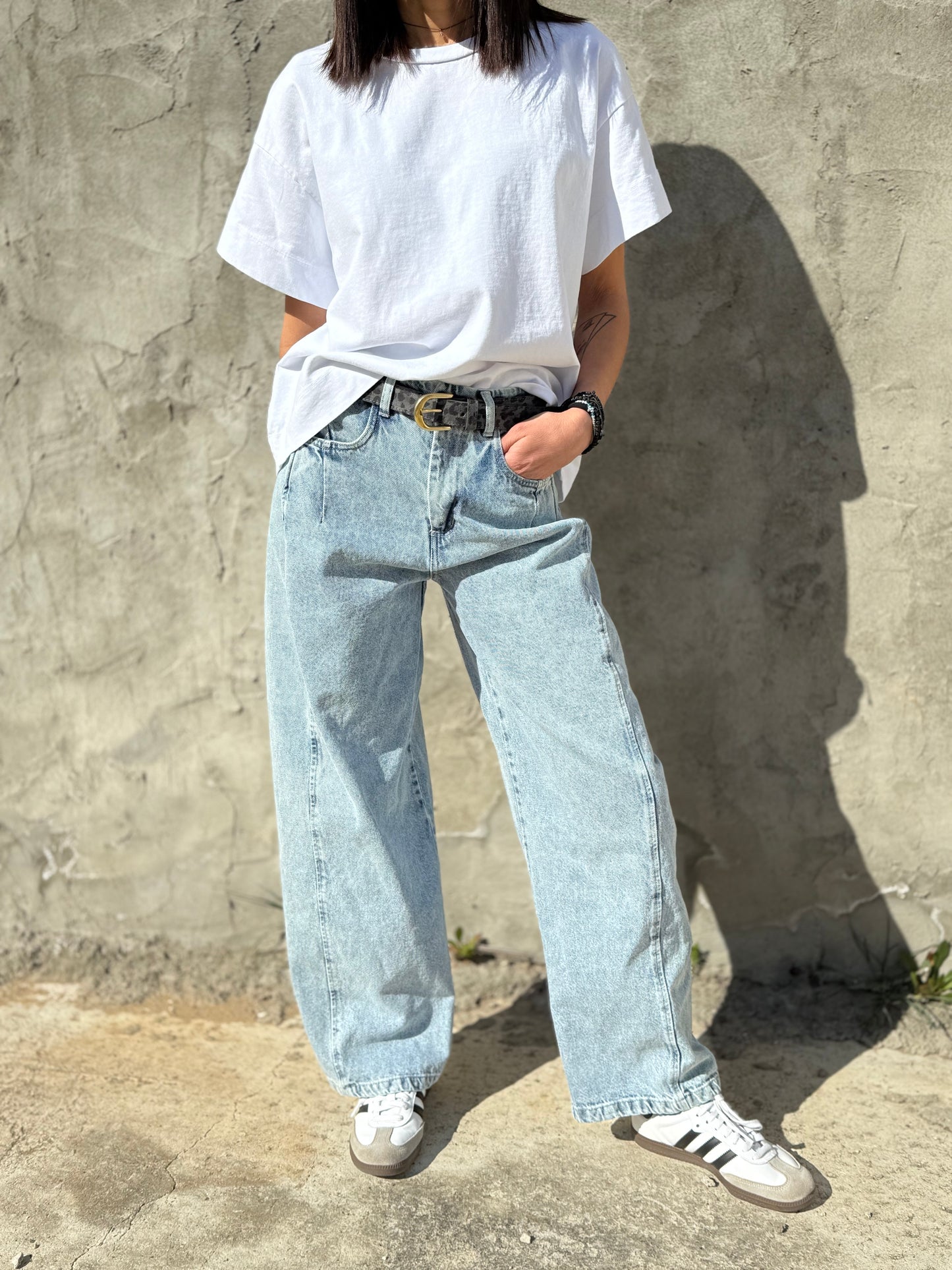 Cotton Baggy Loose Jeans