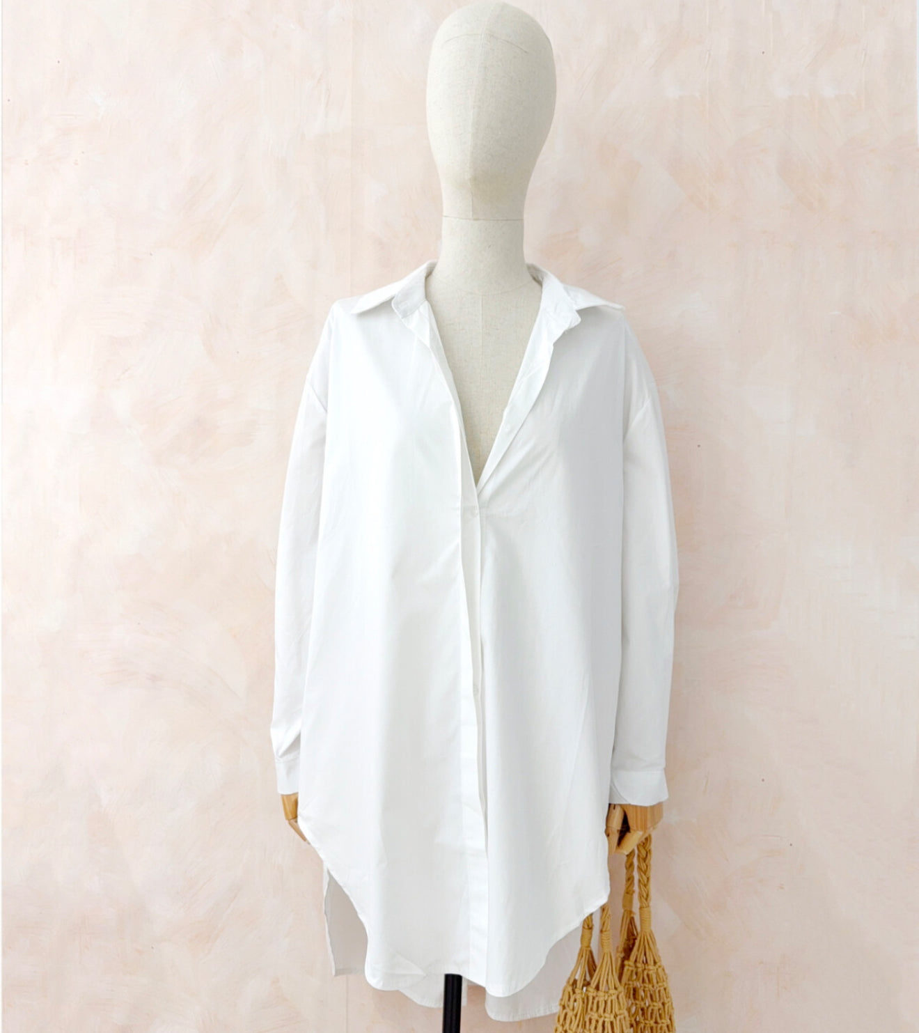 Oversized Poplin Cotton Shirt