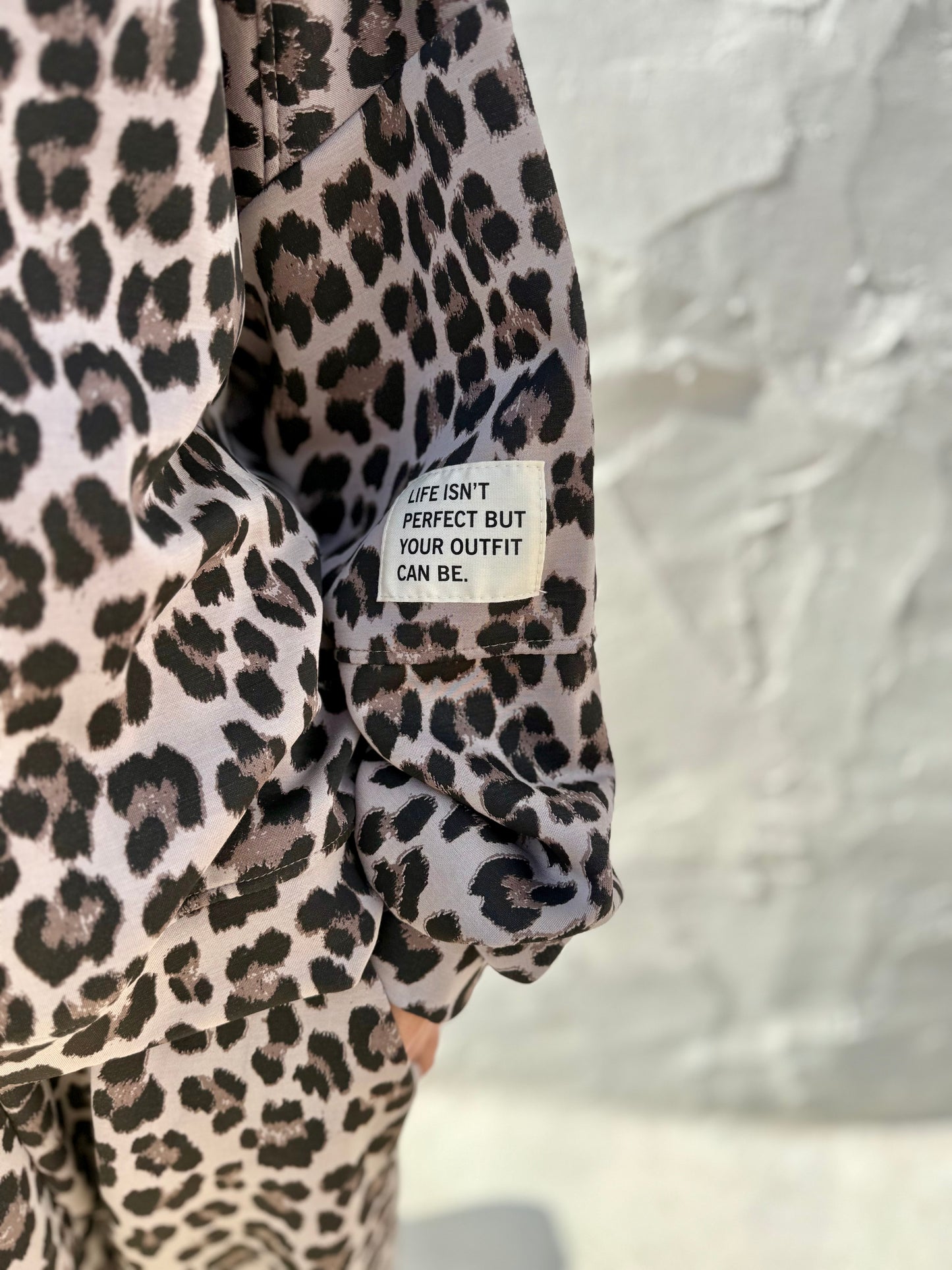 Bold Leopard-Print Lounge Set