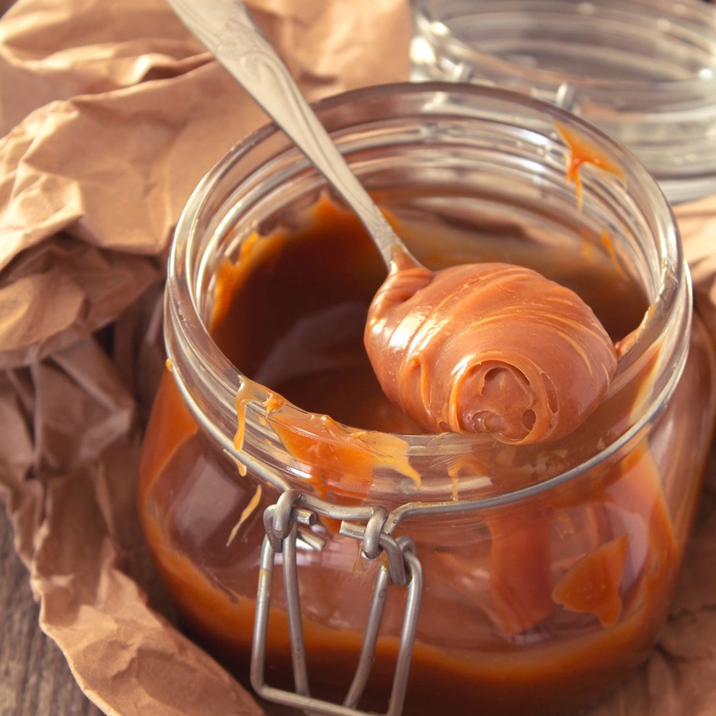 Scented SALTED CARAMEL CANDLE by Luxury Candles Greece