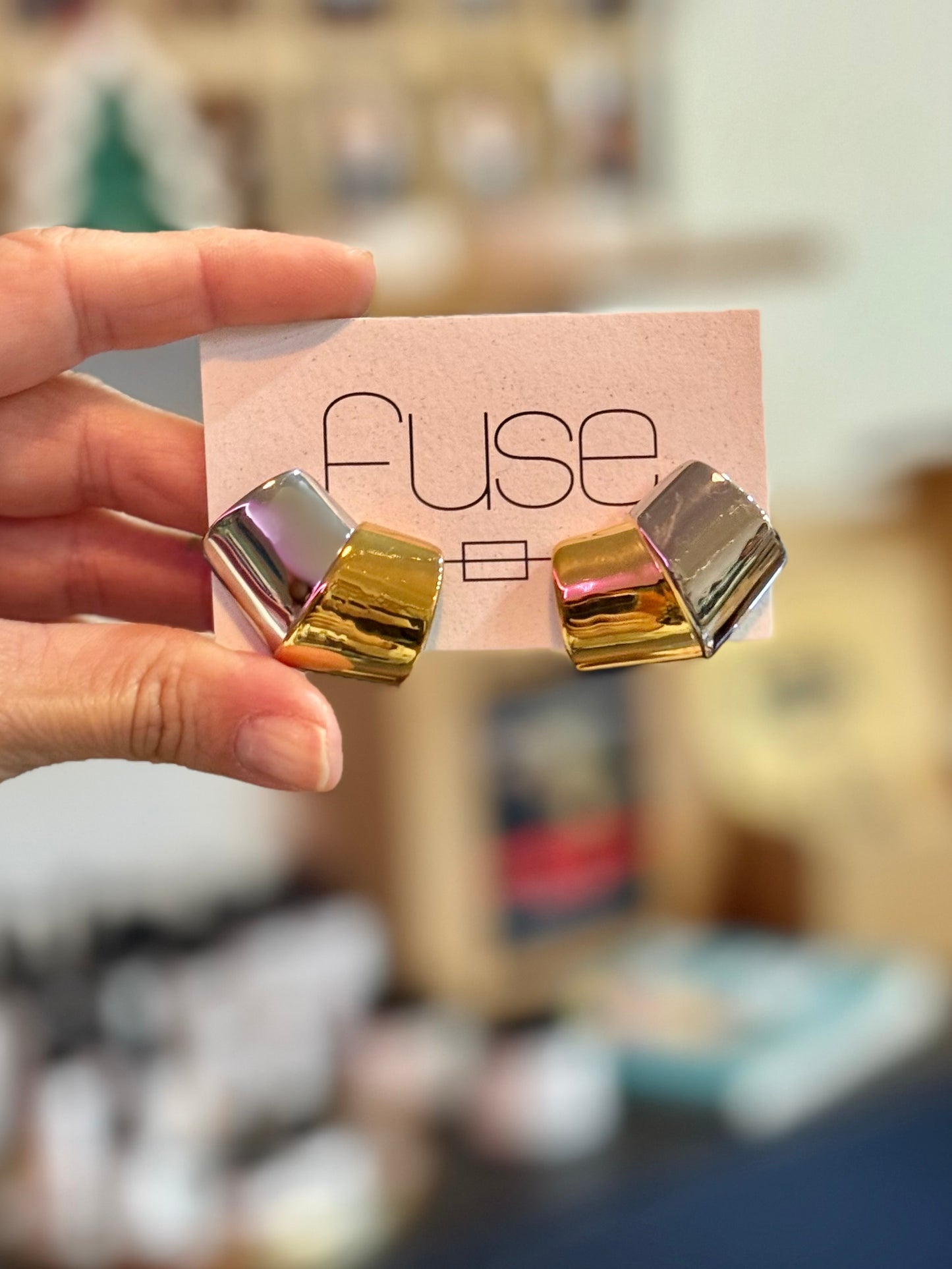 Bold Gold/Silver Plated Stainless Steel Studs