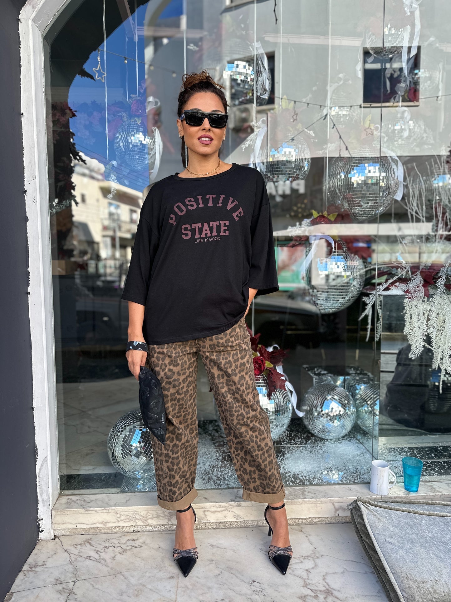 Loose Fit Black T-shirt