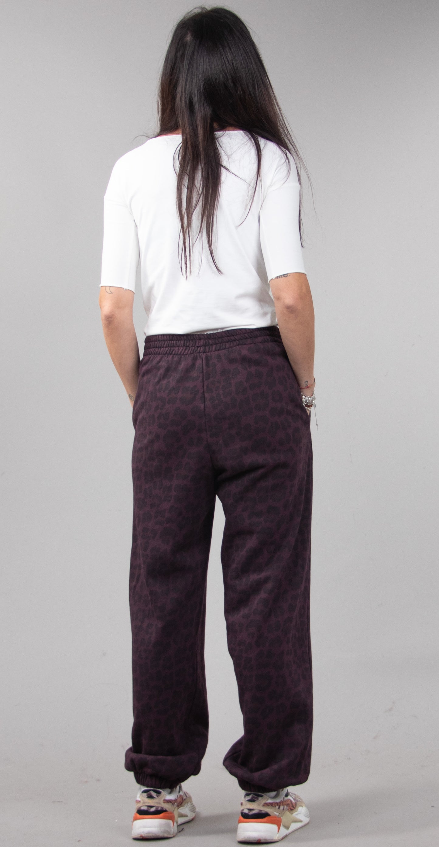 Cotton Leopard sweatpants