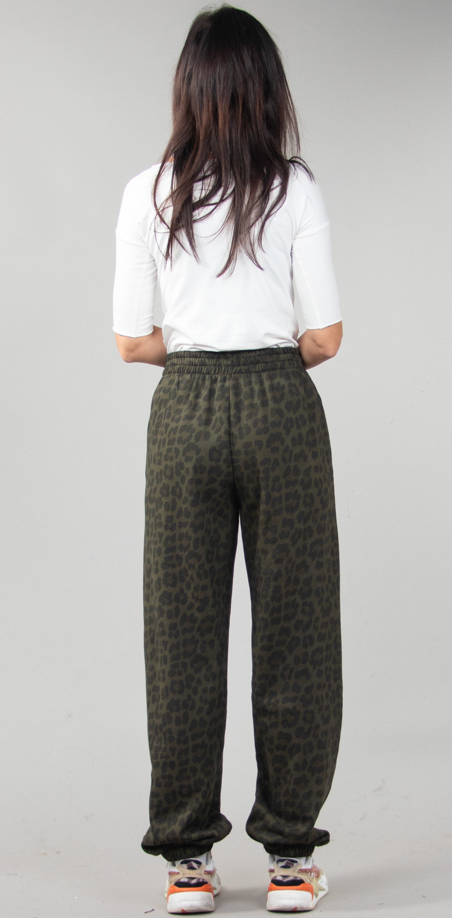 Cotton Leopard sweatpants