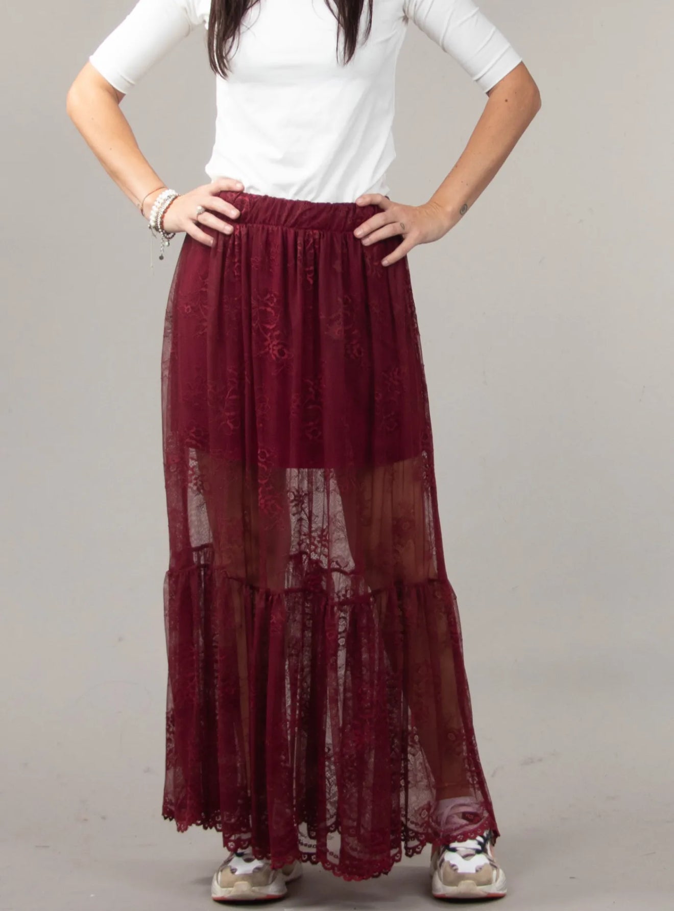 Maxi Lace Skirt