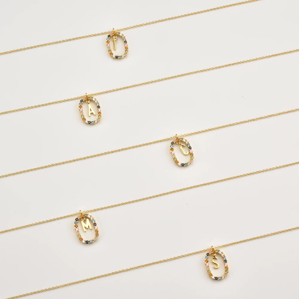 Initial Letter Necklace - Kuu Concept Store