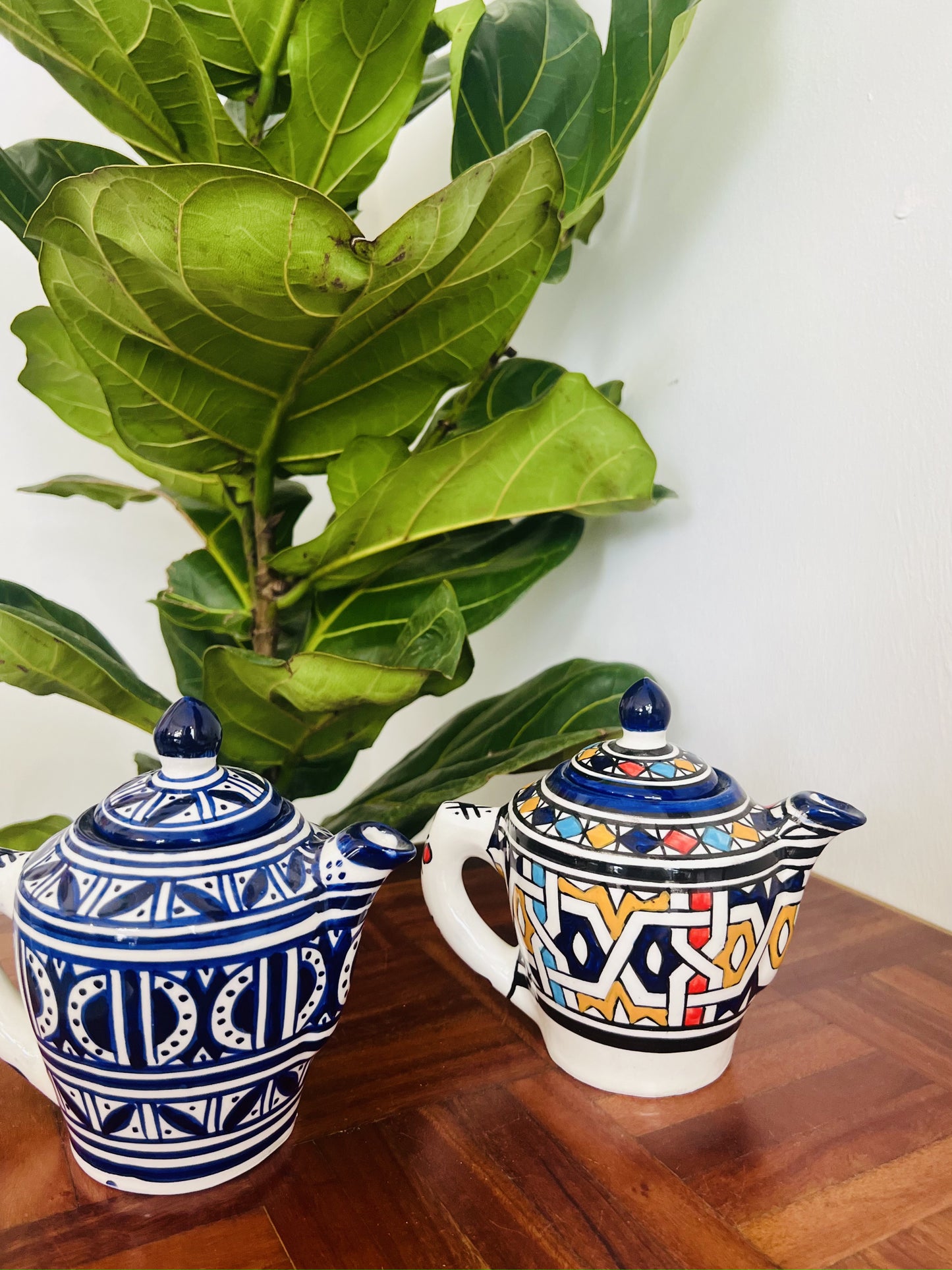 Moroccan Teapot Handpainted - Kuu Concept Store
