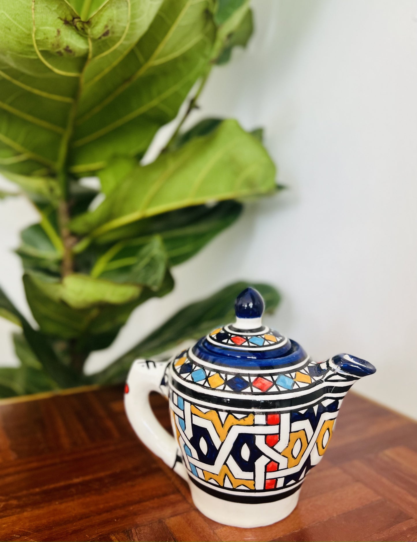 Moroccan Teapot Handpainted - Kuu Concept Store
