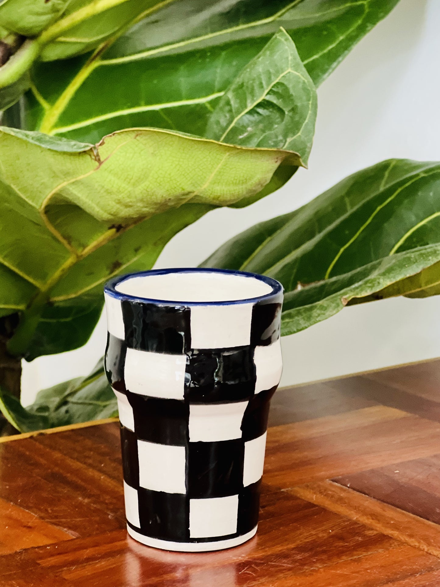 Moroccan Tall Cups Handpainted - Kuu Concept Store