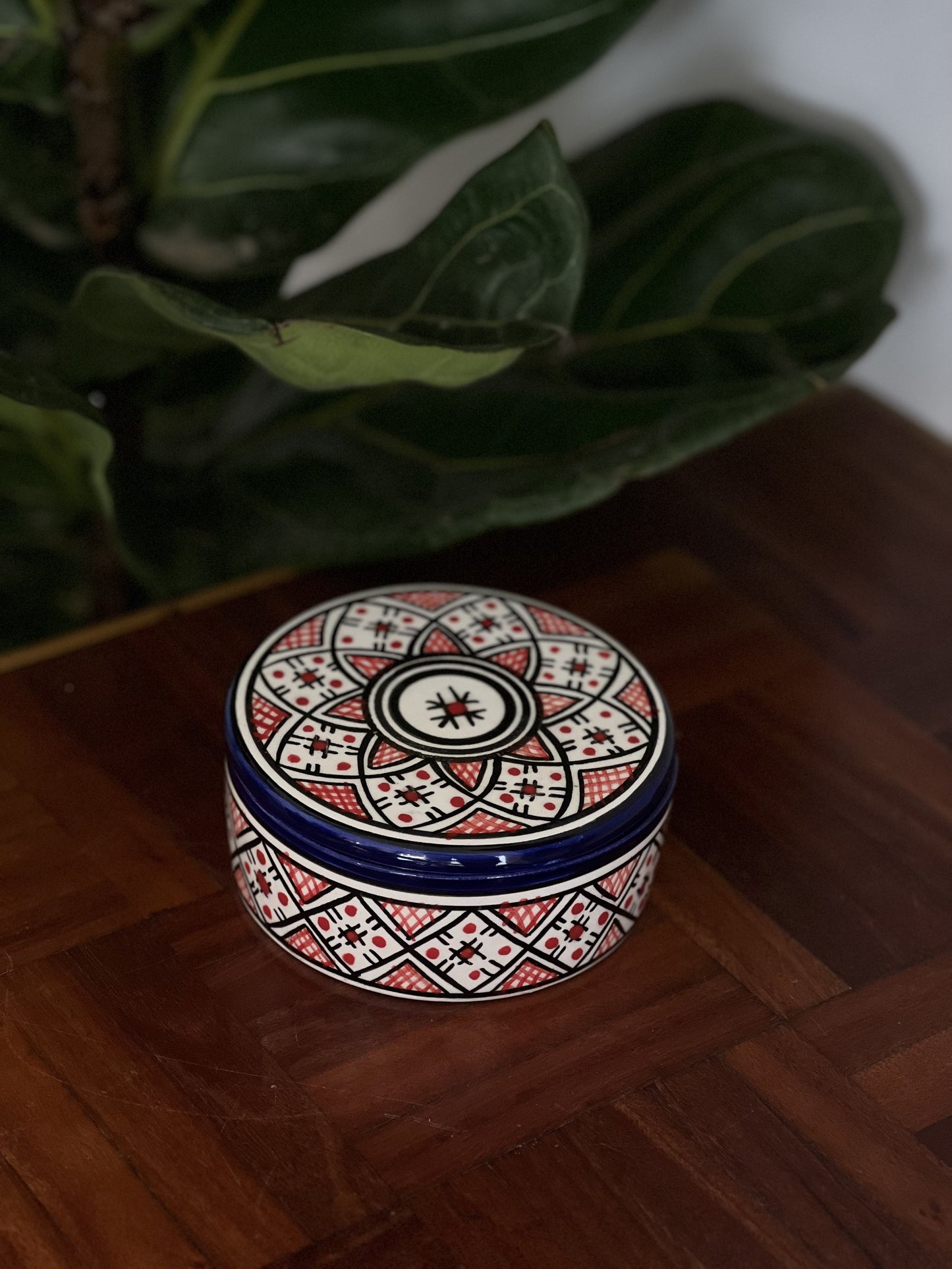 Moroccan Rondelle Handpainted - Kuu Concept Store