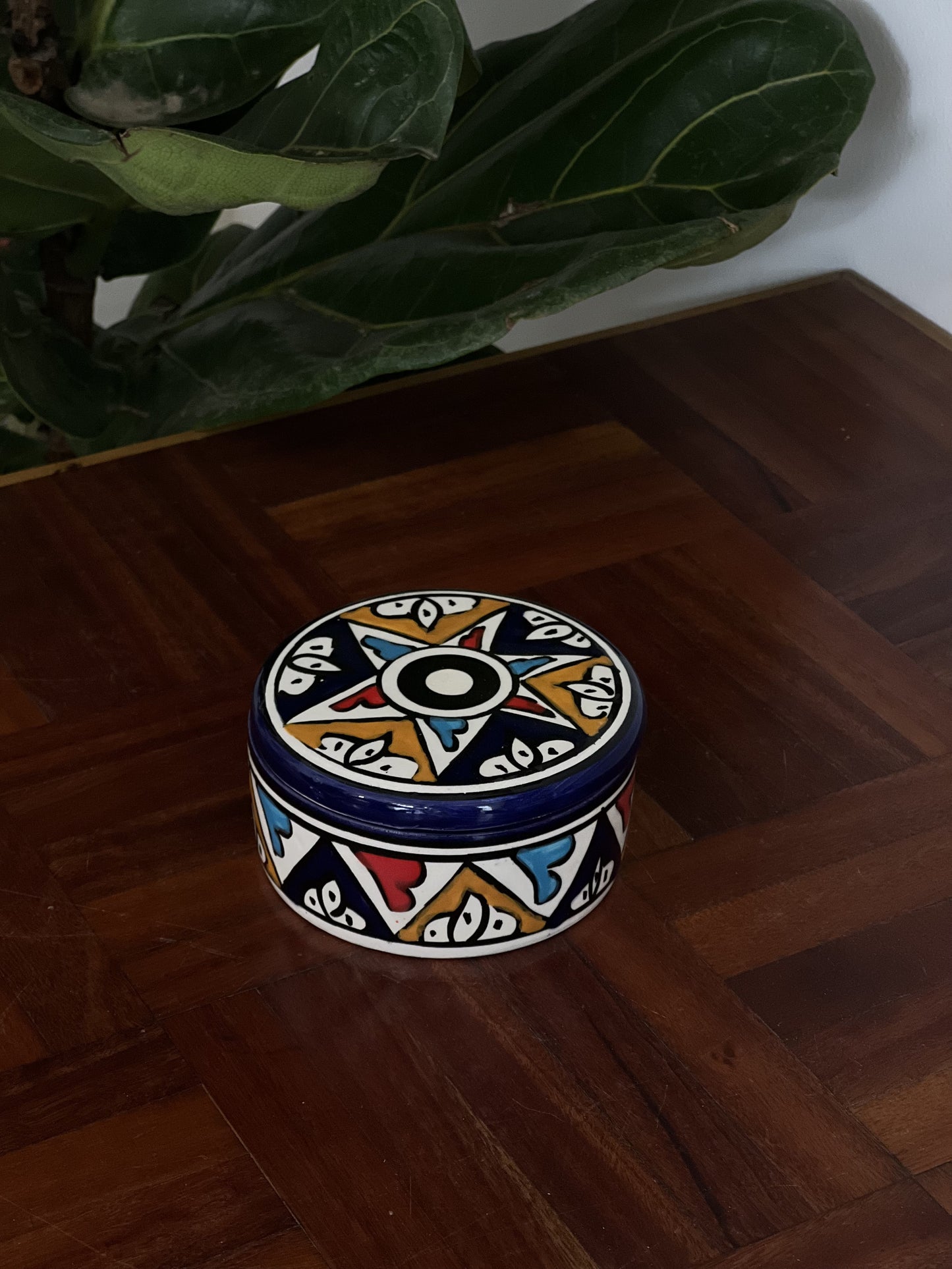 Moroccan Rondelle Handpainted - Kuu Concept Store