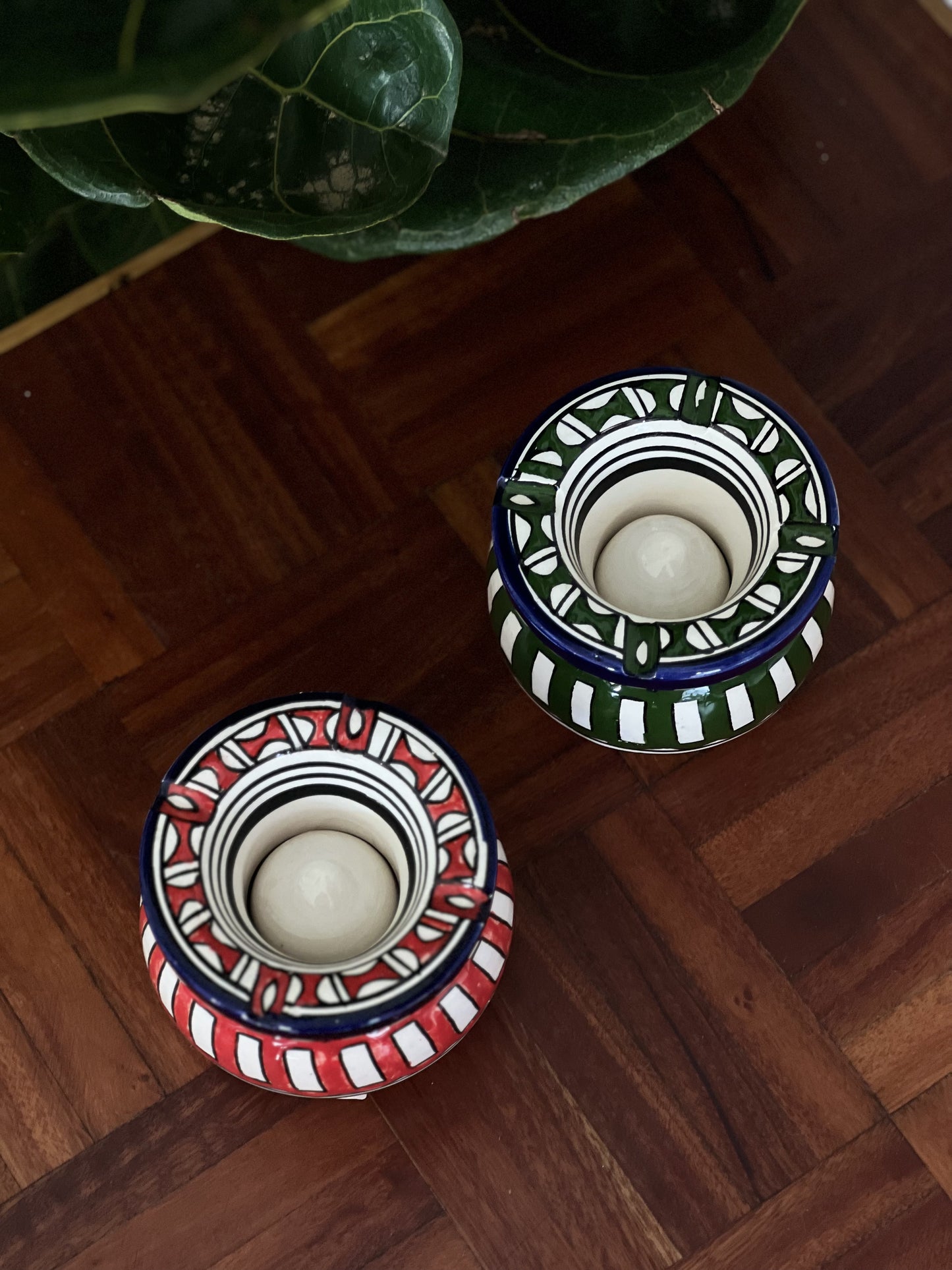 Moroccan Ashrty Handpainted - Kuu Concept Store