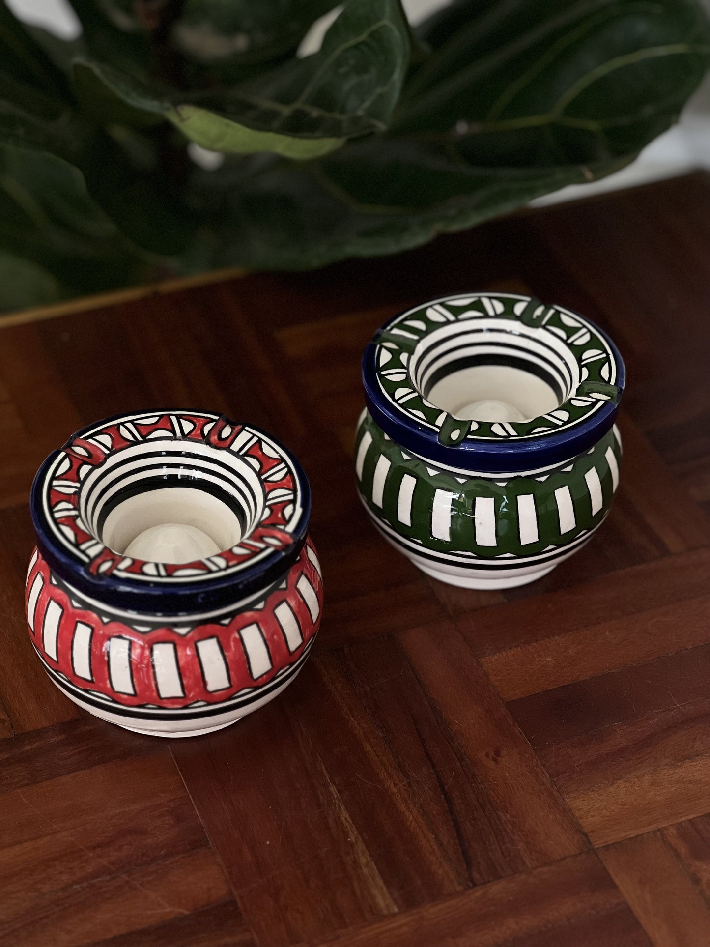 Moroccan Ashrty Handpainted - Kuu Concept Store