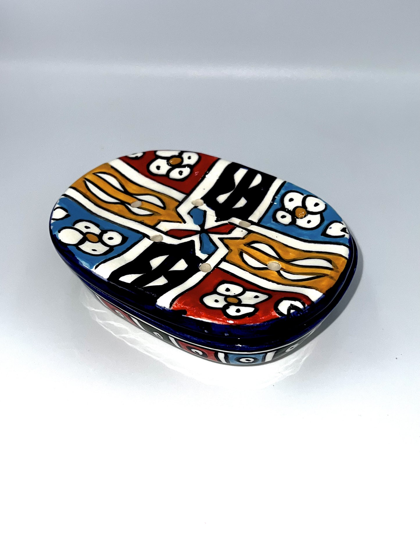 Moroccan Soap Holders Handpainted - Kuu Concept Store