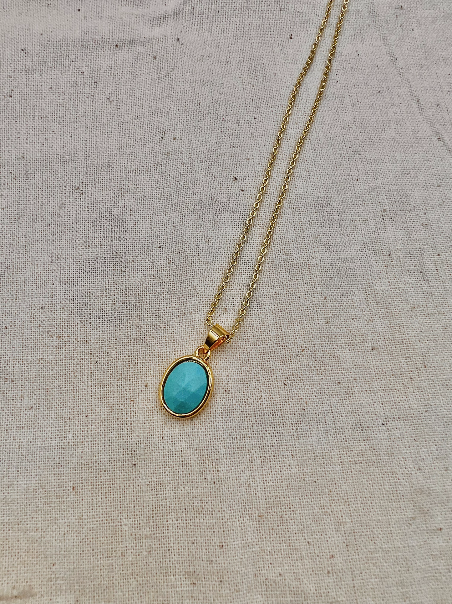 Natural Stone Neckalce - Kuu Concept Store