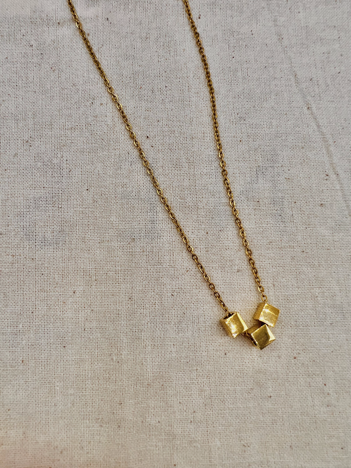 3 Cubes Necklace - Kuu Concept Store
