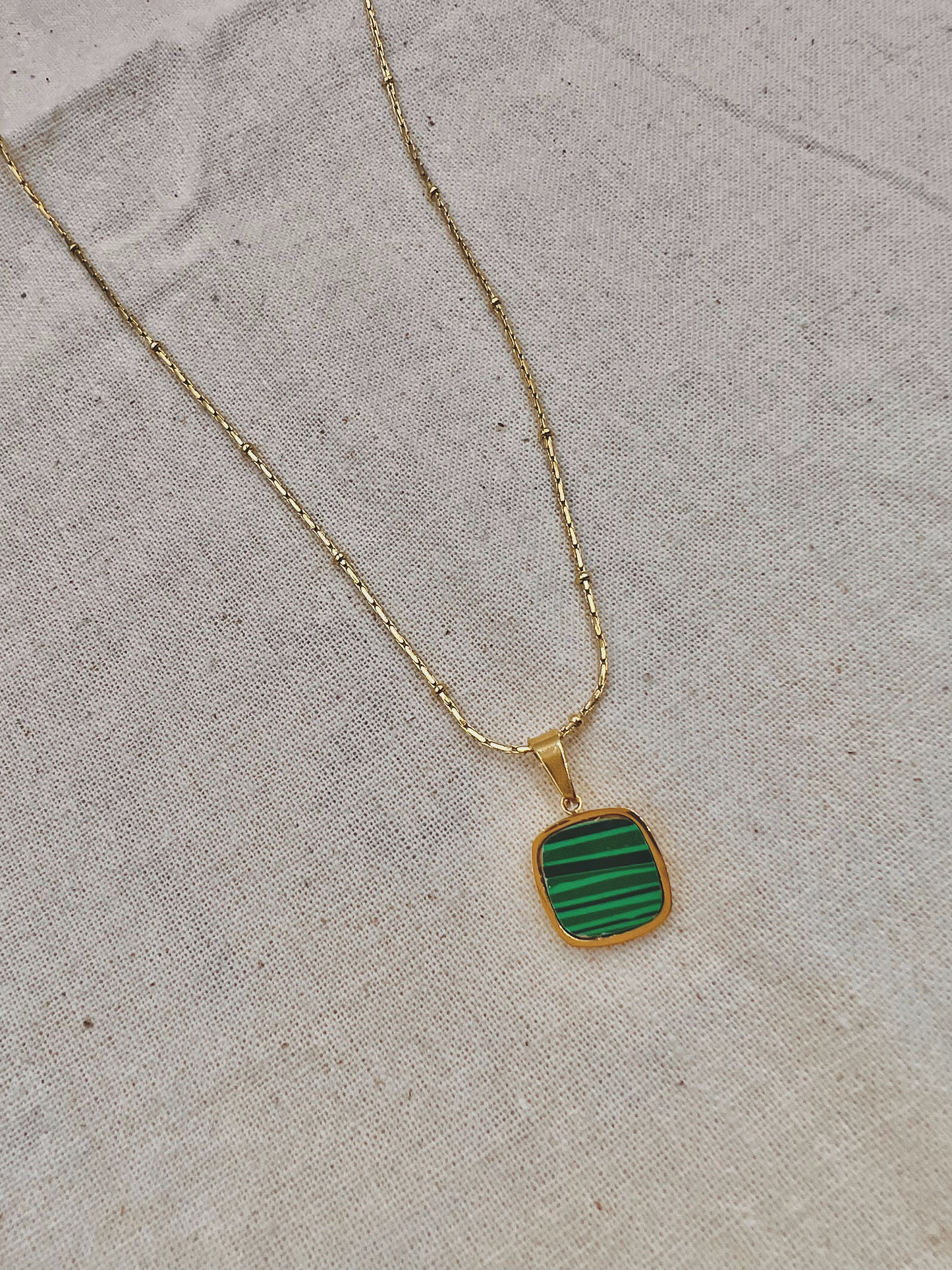 Natural Stone Neckalce - Kuu Concept Store