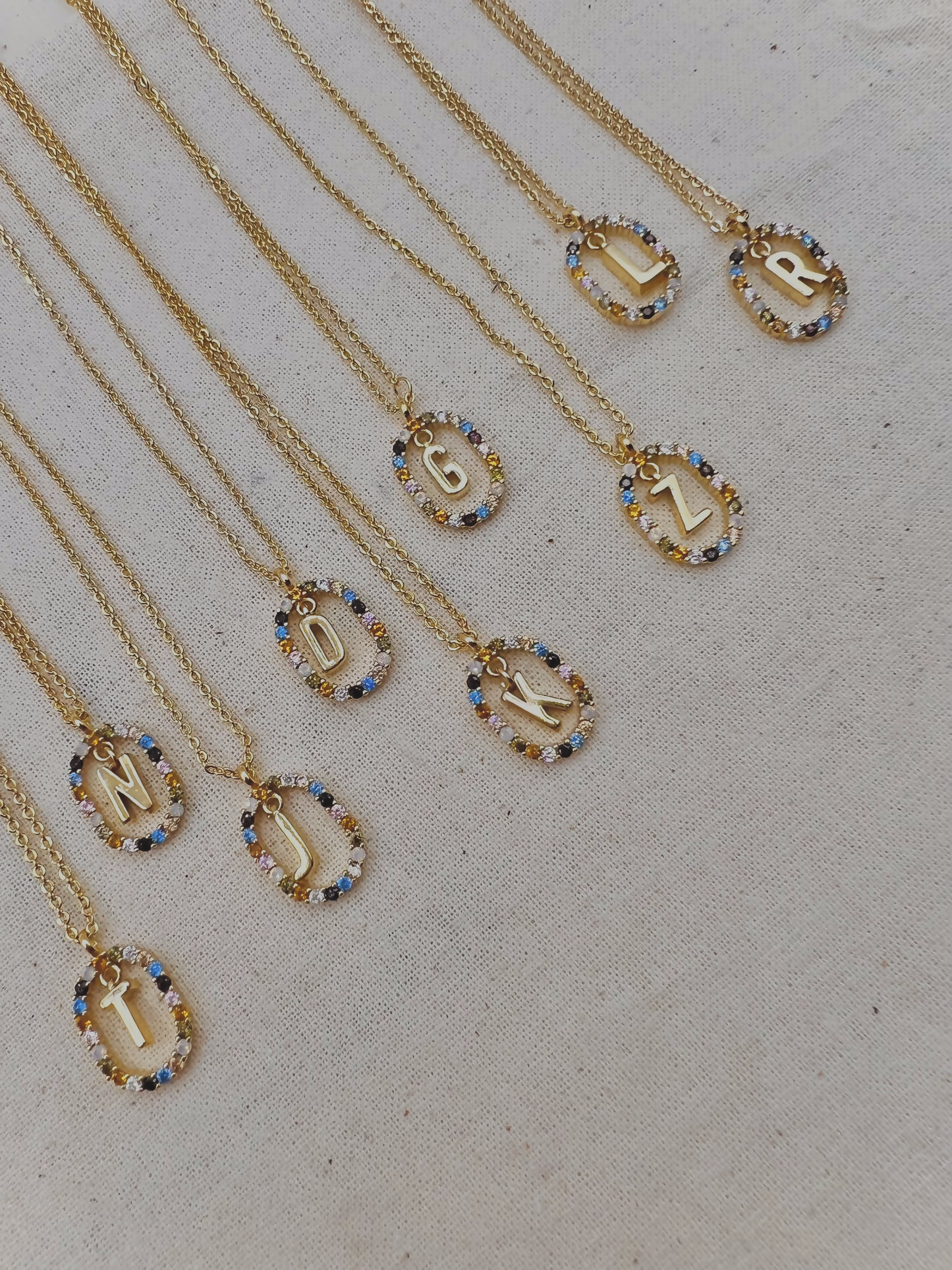 Initial Letter Necklace - Kuu Concept Store