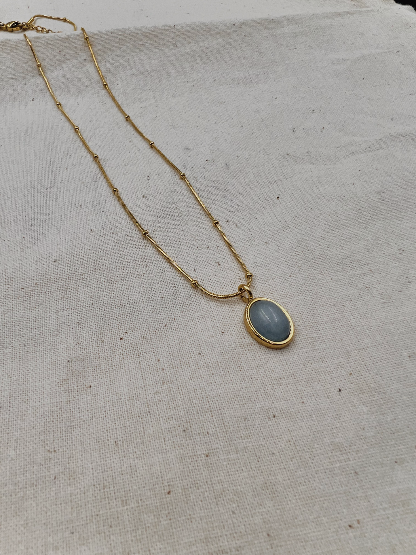 Drop Stone Necklace - Kuu Concept Store