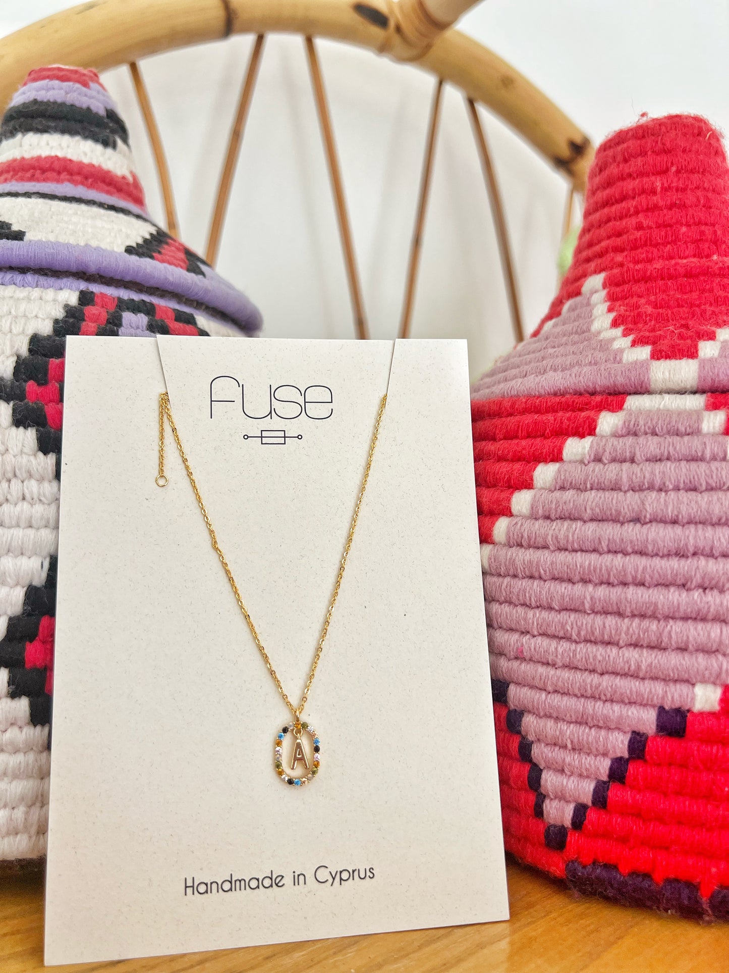 Initial Letter Necklace - Kuu Concept Store