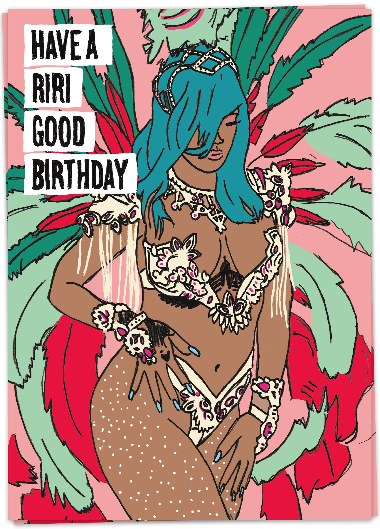 Card "Have a Riri good birthday" - Kuu Concept Store