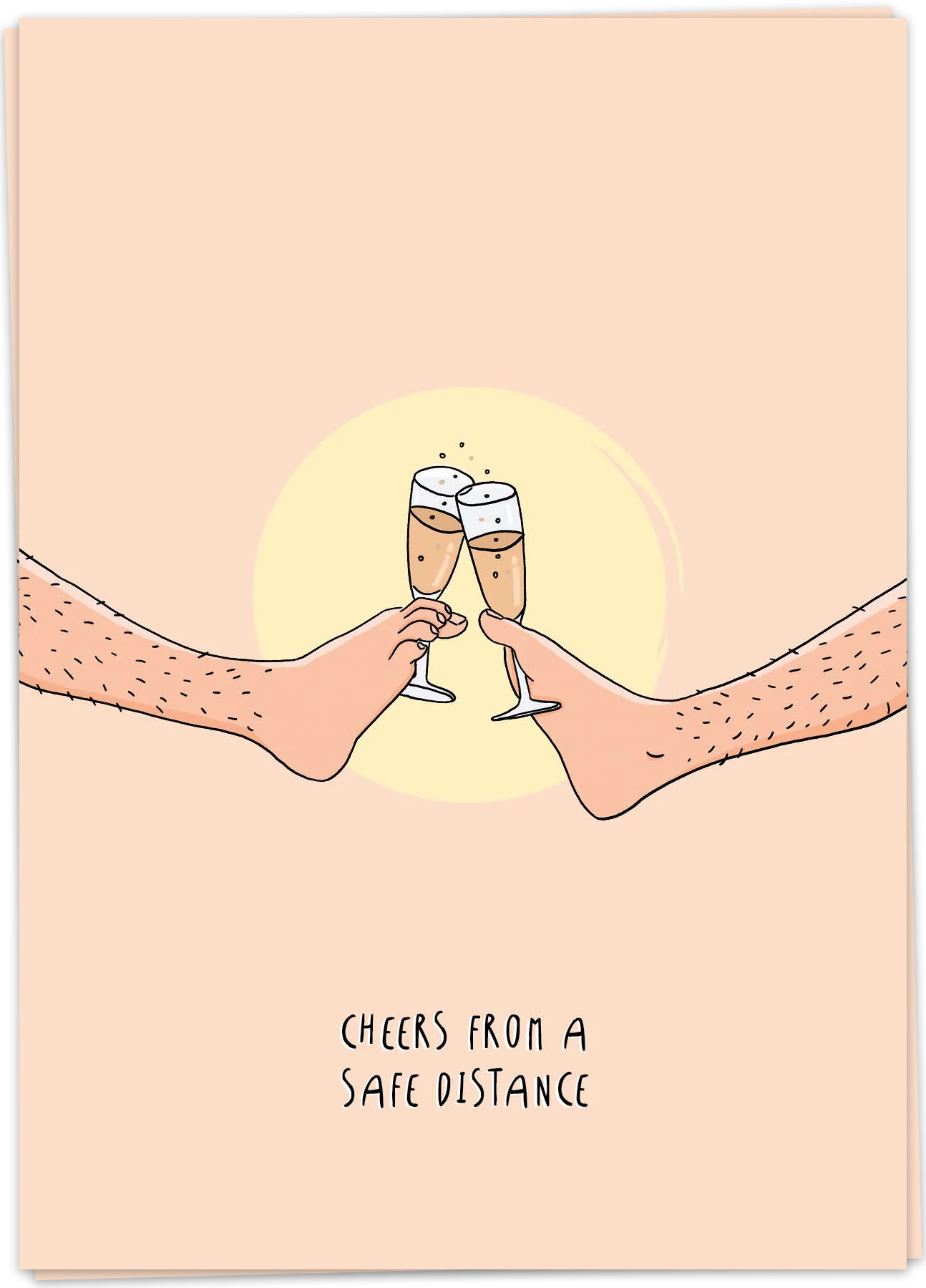 Card "Safe Cheers" - Kuu Concept Store