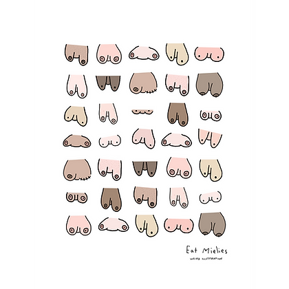 Titties Poster - Kuu Concept Store