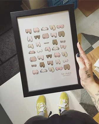 Titties Poster - Kuu Concept Store