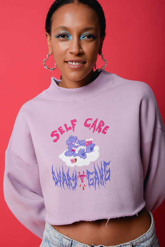 Self Care Cropped Sweatshirt