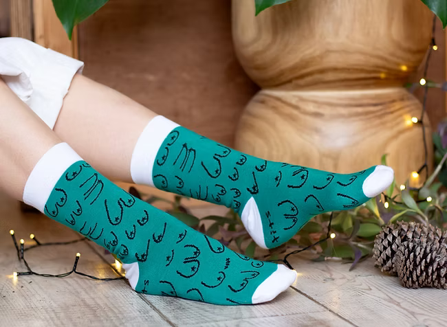 CHRISTMAS titties socks