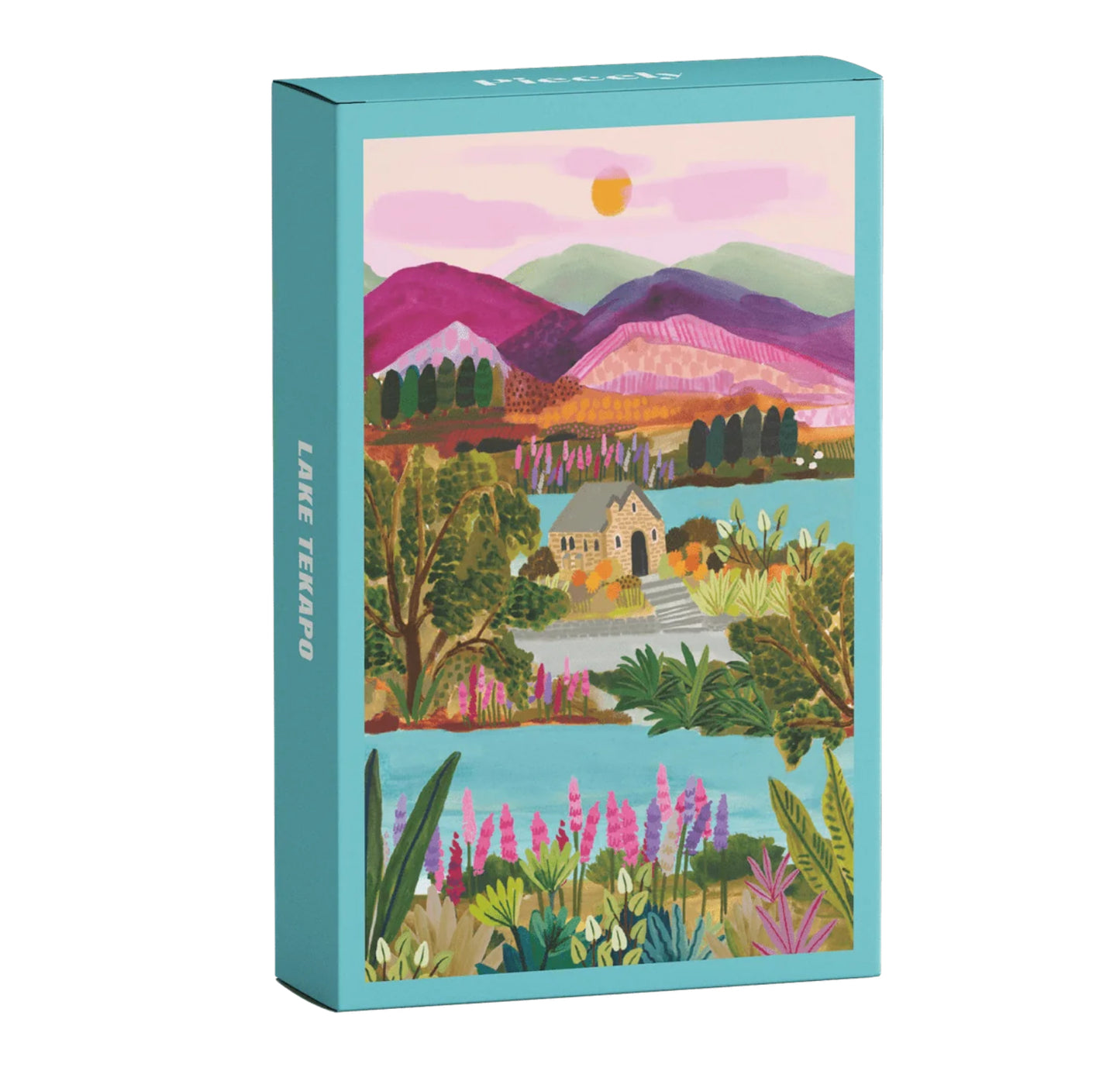 Piecely “Lake Tekapo” Mini Puzzle, 99 Pieces