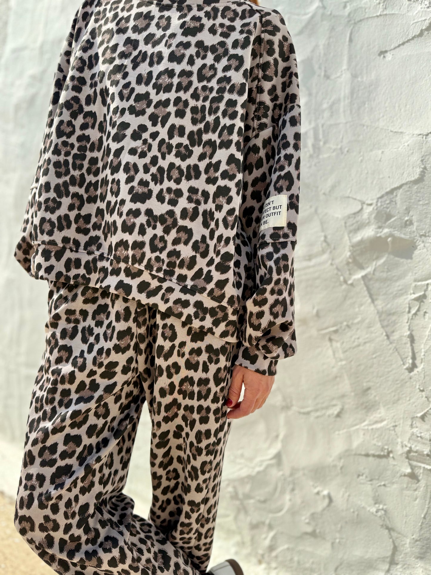 Bold Leopard-Print Lounge Set