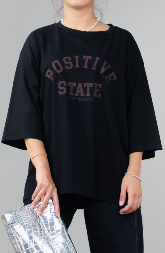 Loose Fit Black T-shirt