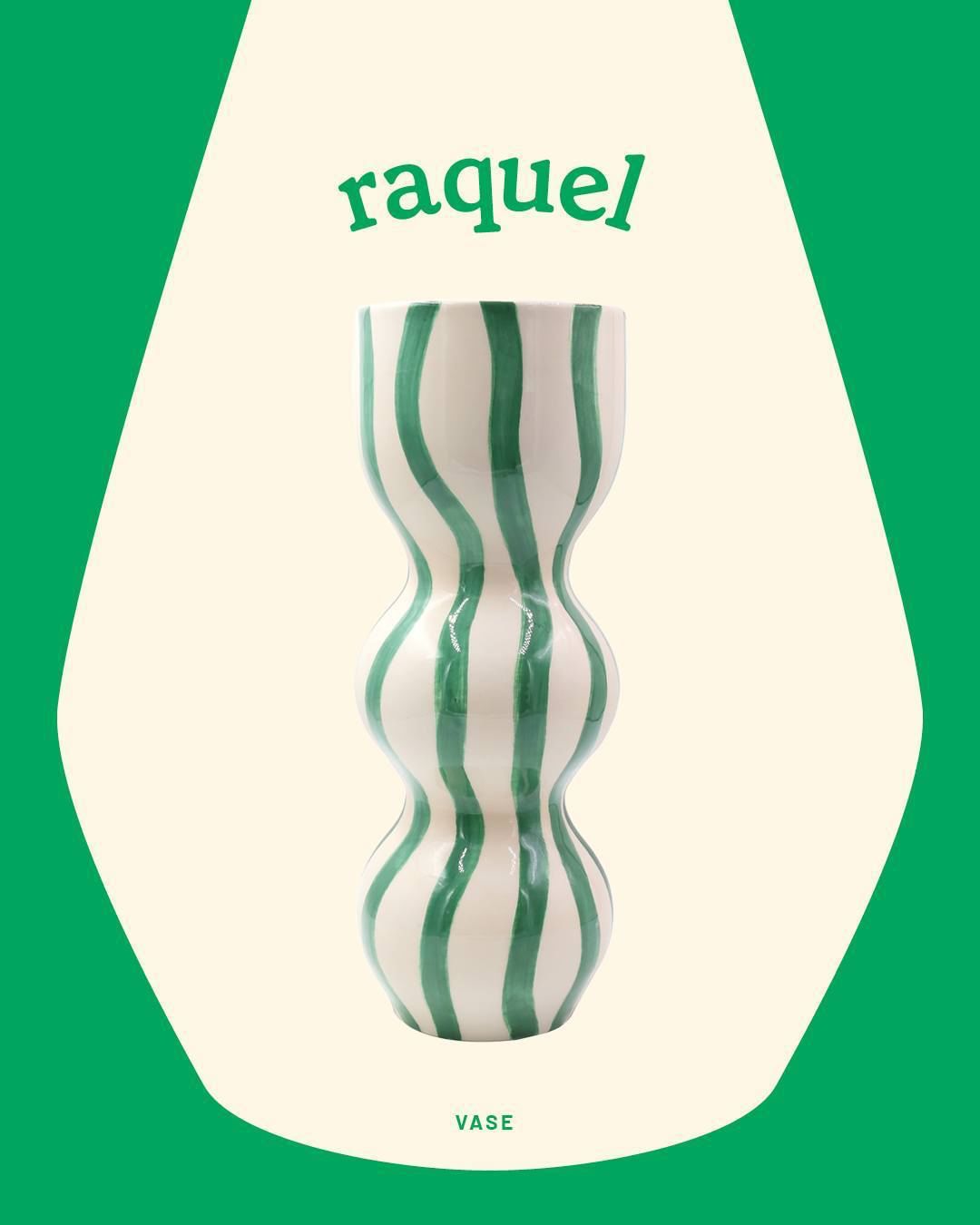 Raquel (Rayas Bailarinas) Vase