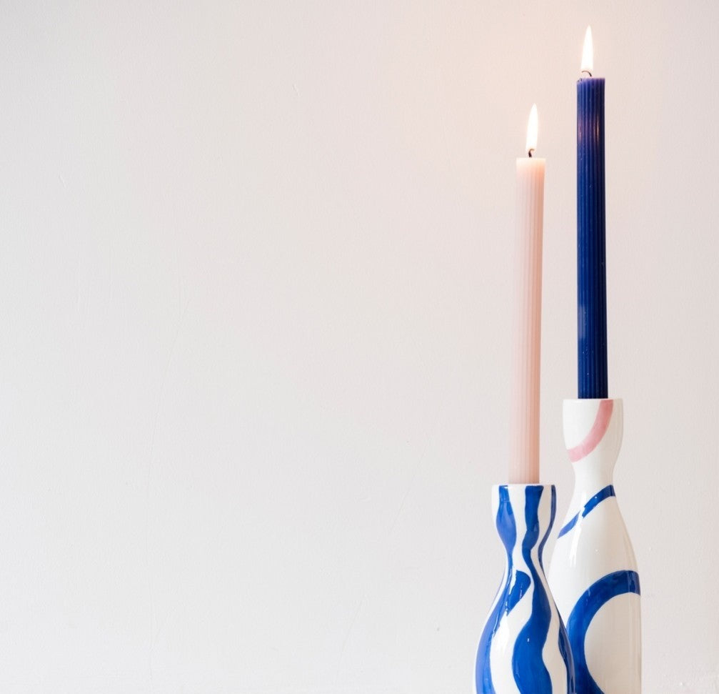 Nino (Bold & Blue) Candle Holder