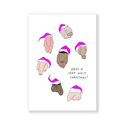 Christmas Card: Very willy Christmas - Kuu Concept Store