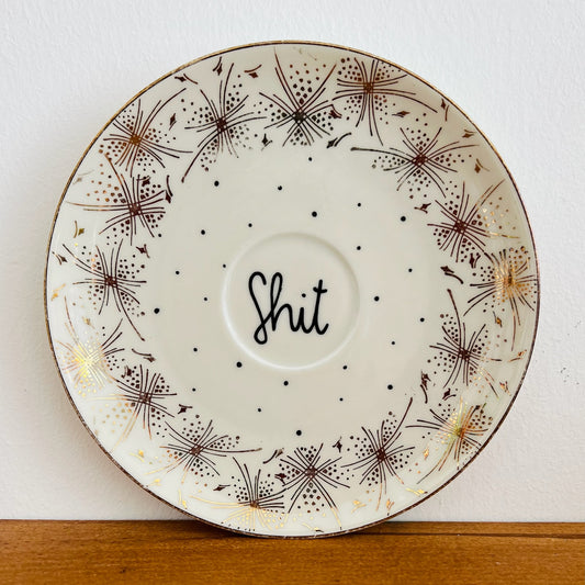 Decorative Plate "Shit"