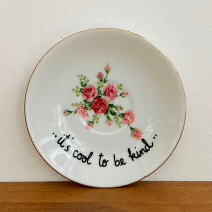 Decorative Plate "It's cool to be kind"