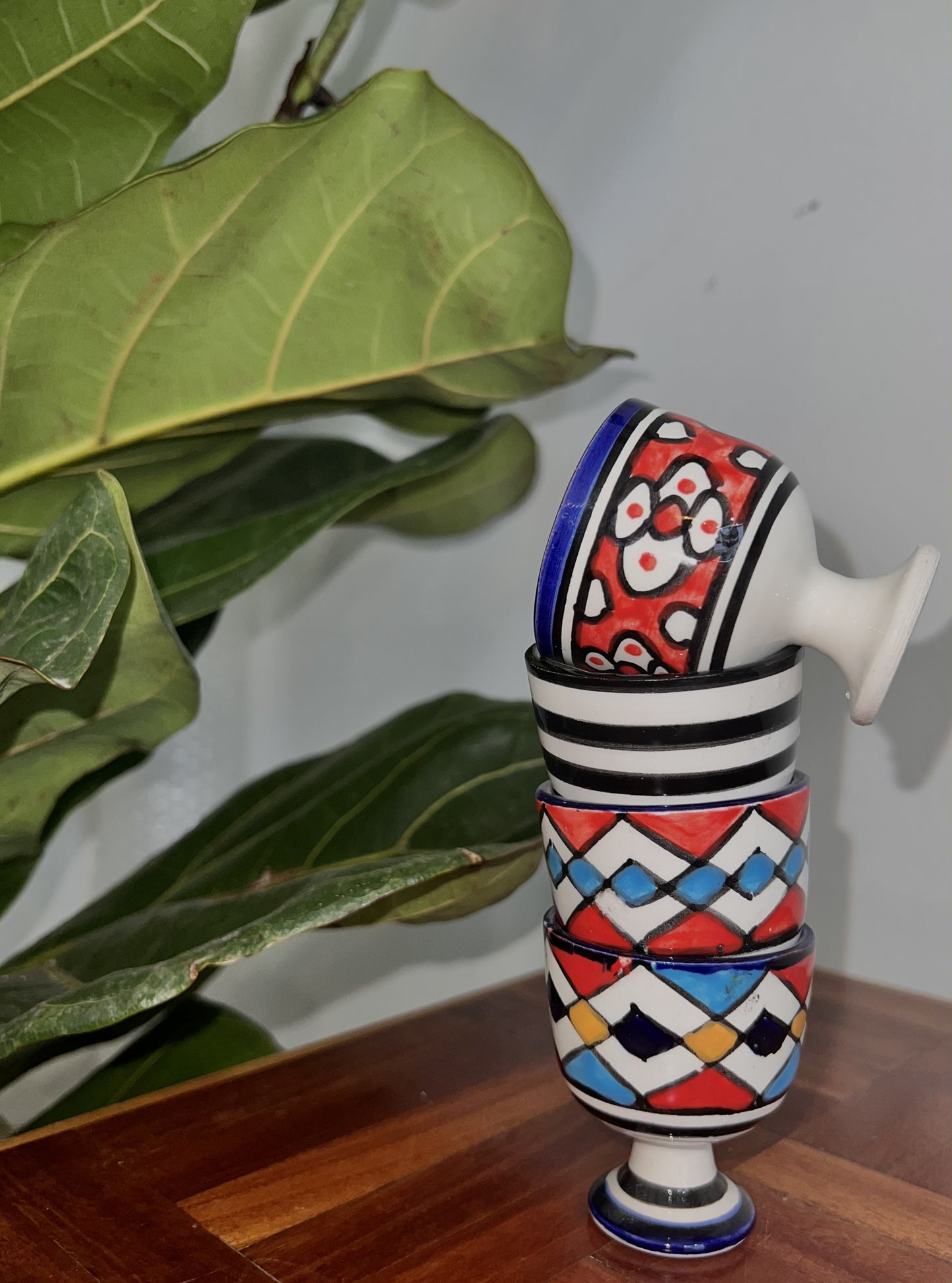 Moroccan Egg Holder Handpainted