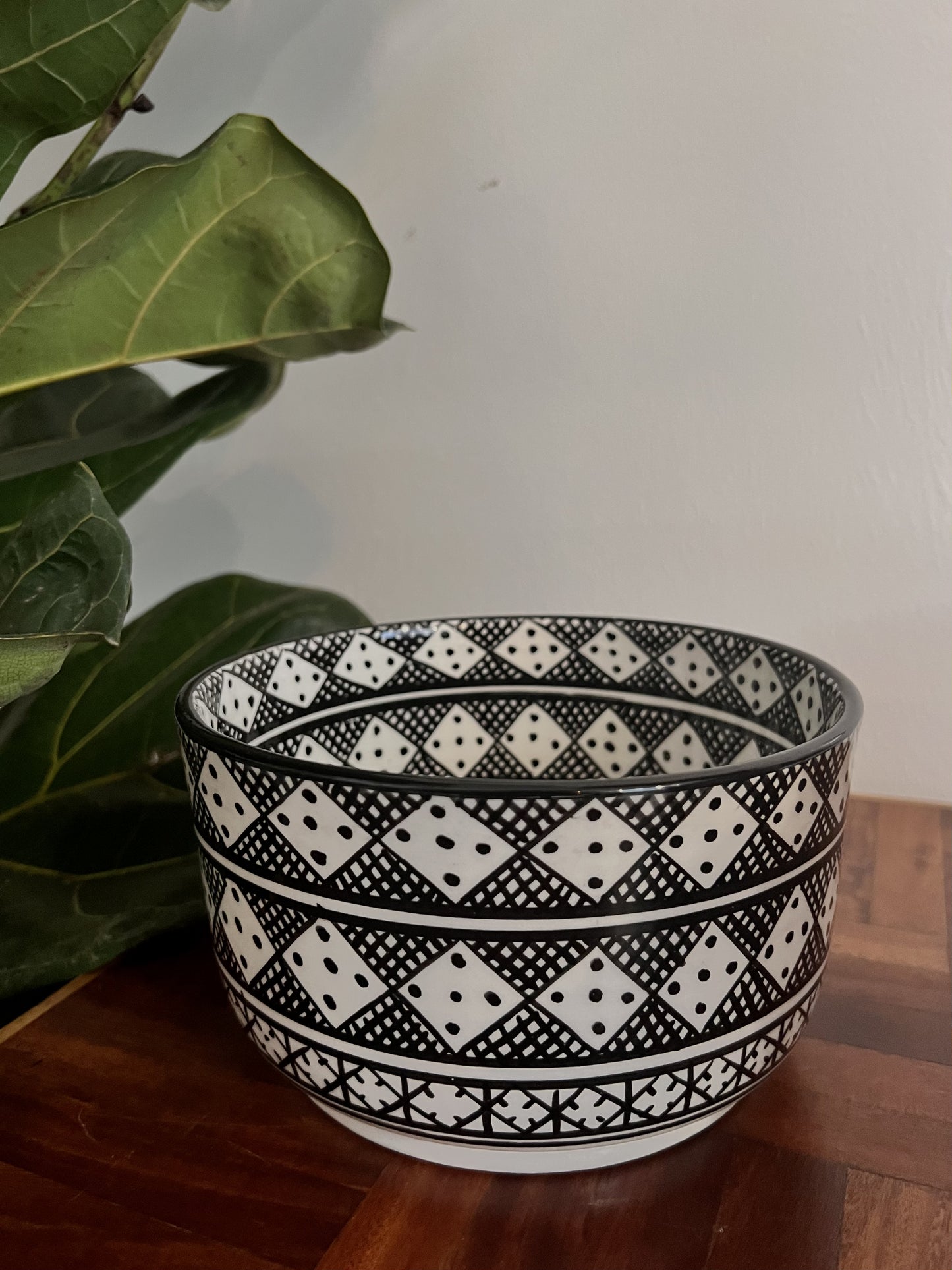 Moroccan Handpainted Salad Bowls