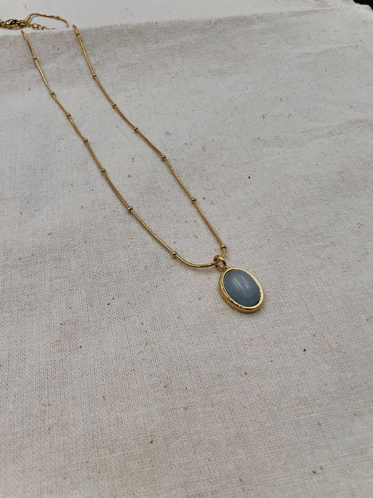 Drop Stone Necklace