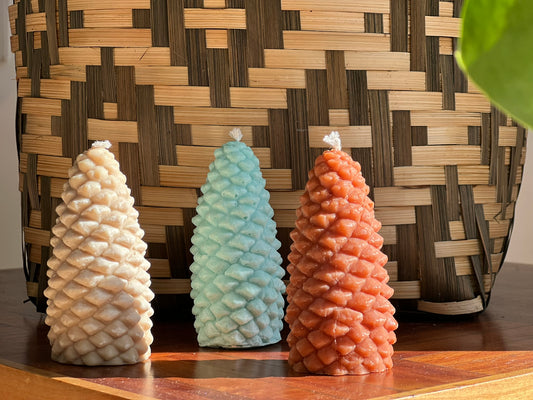 Pine Cone Candle