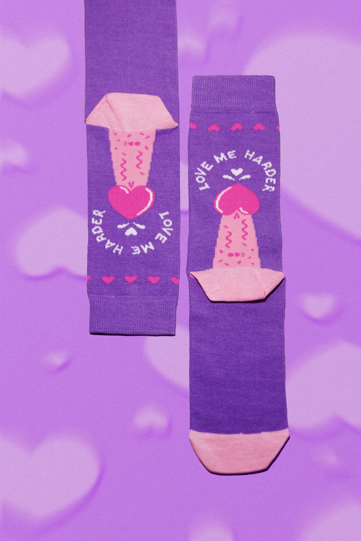 Love Me Harder Socks