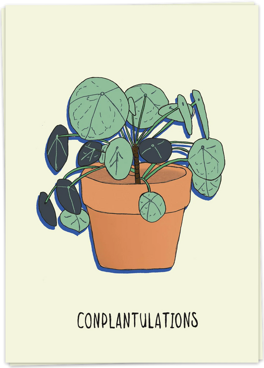 Card "Conplantulations"