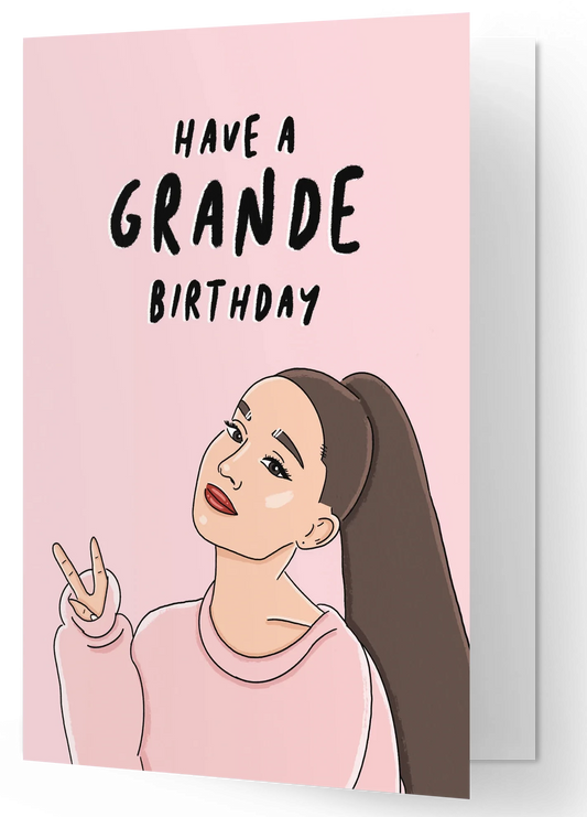 Card "Have a Grande birthday"