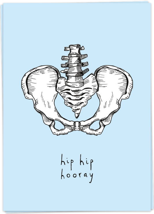 Card "Hip hip hooray"