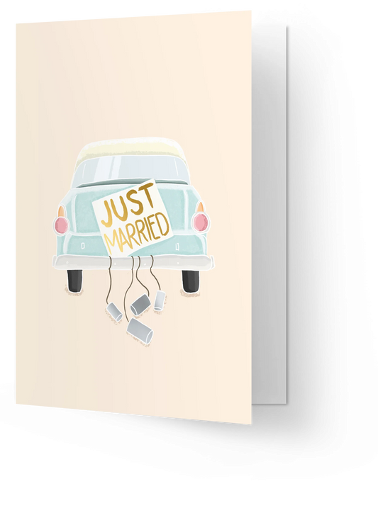 Card "Just Married"