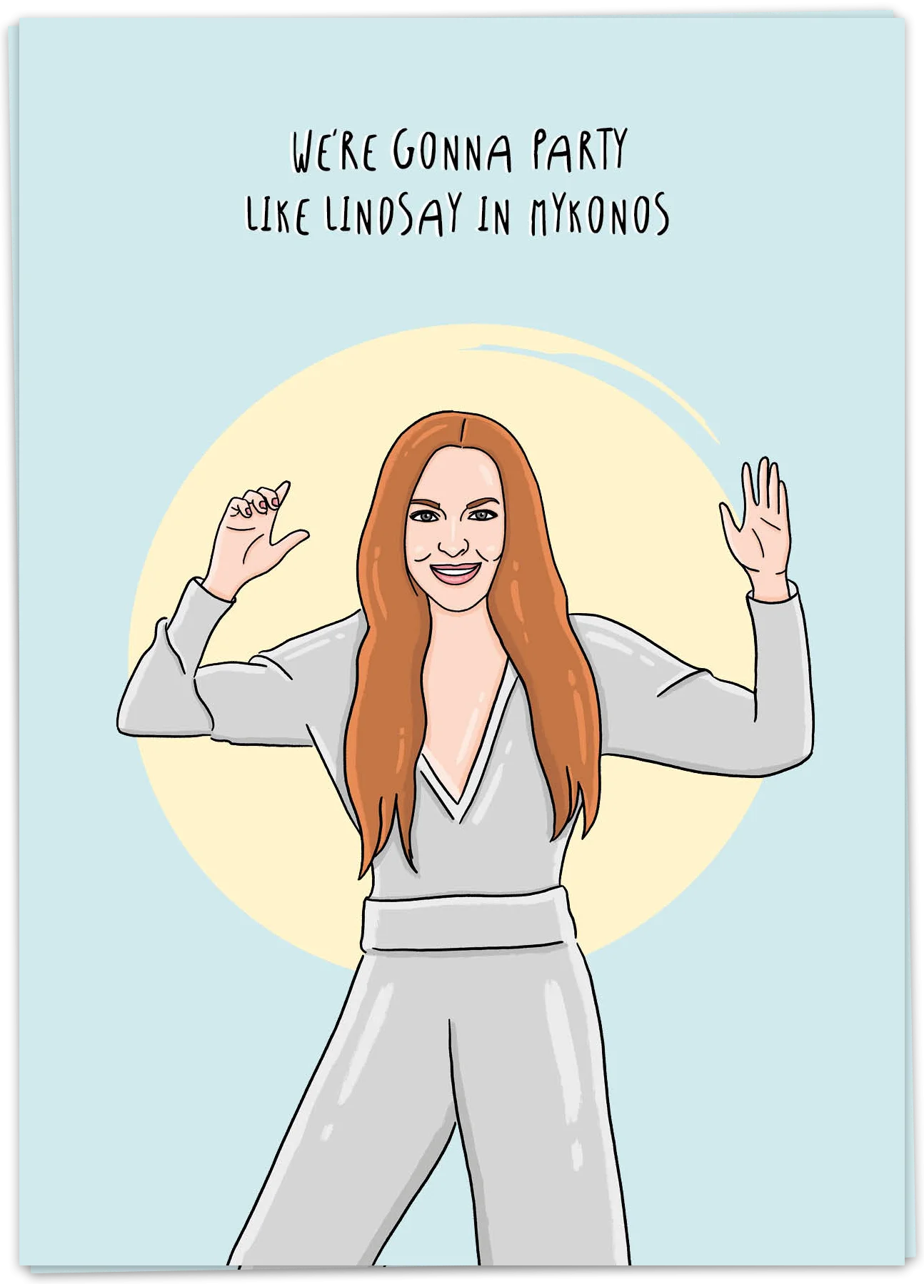 Card "Lindsay Party"