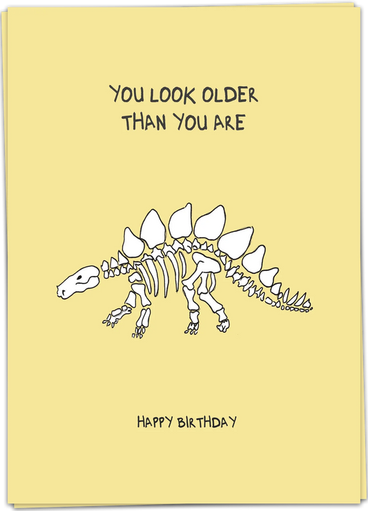 Card "Older Dino"