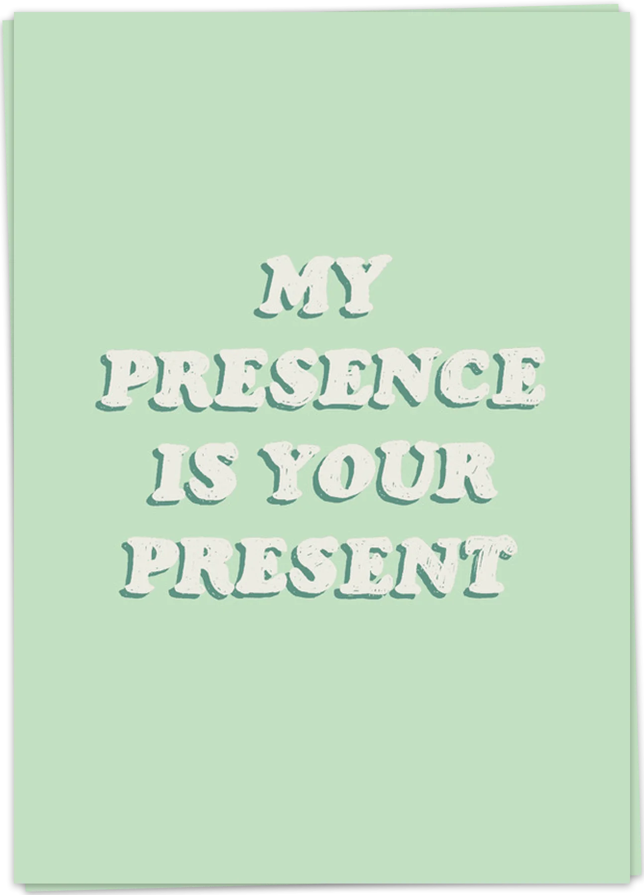 Card "My Presence"